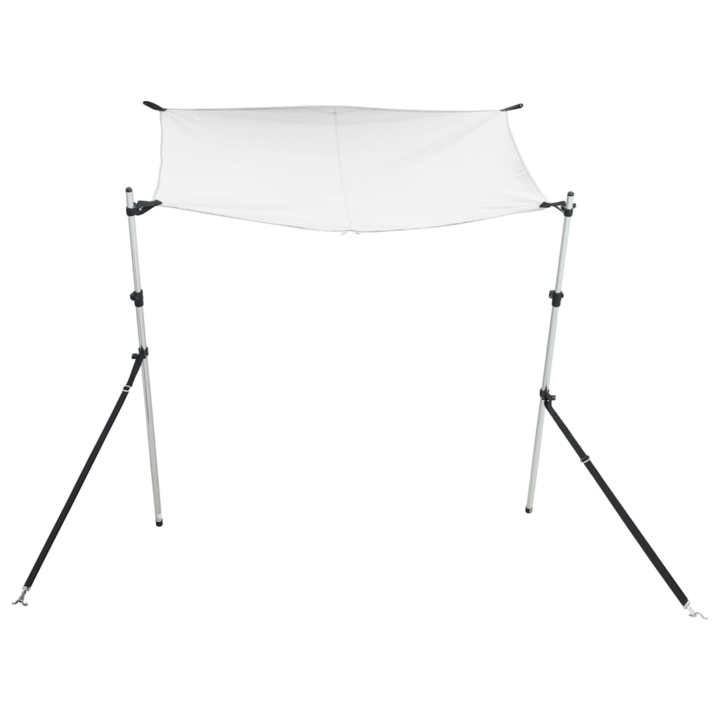 Vidaxl Shadow Cloth T-top 170x208x (115-183) cm bianco