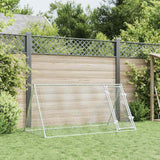 Vidaxx Hühnerstall 200x105x91 cm verzinkter Stahl silberfarben