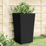 Vidaxx Pflanzgefäße 4 Stück 32,5x32,5x57 cm Polypropylen schwarz