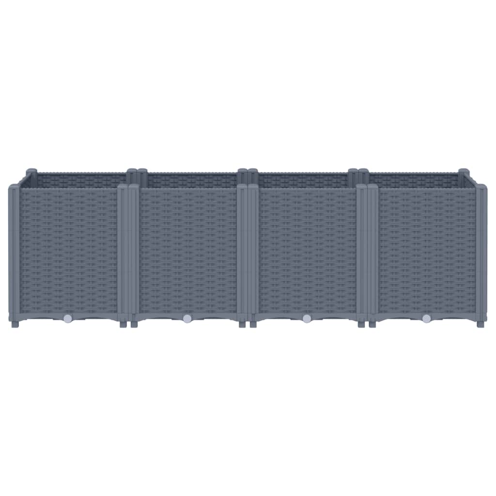 Vidaxl Planning Box 160x40x53 cm Polipropene Gray