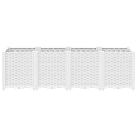 Vidaxx Pflanzgefäß 160x40x53 cm Polypropylen weiß