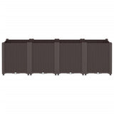 Vidaxx Pflanzgefäß 160x40x53 cm Polypropylen braun