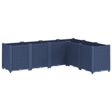 Vidaxx Pflanzgefäß 160x120x53 cm Polypropylen grau