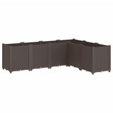 Vidaxx Pflanzgefäß 160x120x53 cm Polypropylen braun
