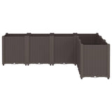 Vidaxx Pflanzgefäß 160x120x53 cm Polypropylen braun