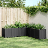 Vidaxx Pflanzgefäß 160x160x53 cm Polypropylen schwarz