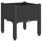 Vidaxl Planning box with legs 40x40x42 cm Polypropene black