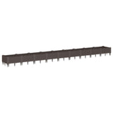 Vidaxx Pflanzgefäß mit Zapfen 362,5x42,5x28,5 cm Polypropylen braun