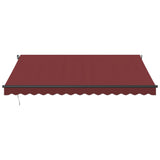 Vidaxl Luifel förlänger manuellt 400x350 cm Bordeaux Red