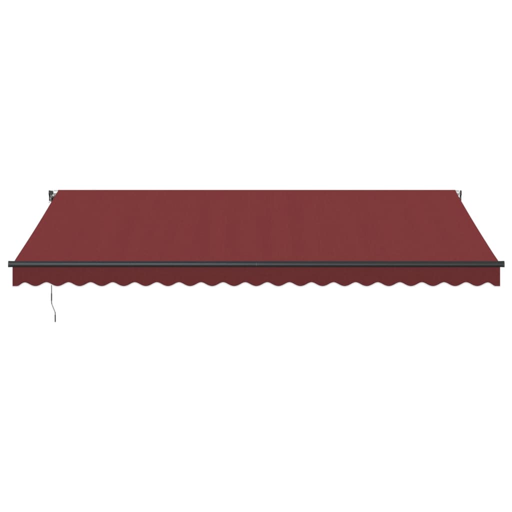 Vidaxl Luifel udvider automatisk 500x350 cm Bordeaux Red