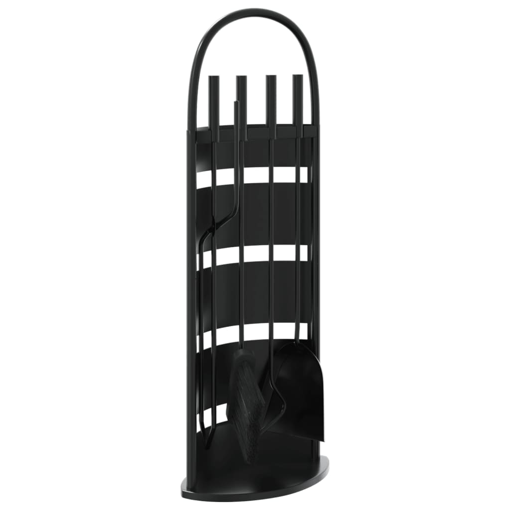 Vidaxx 5-teiliges Kaminbesteckset 23x15x66 cm Stahl