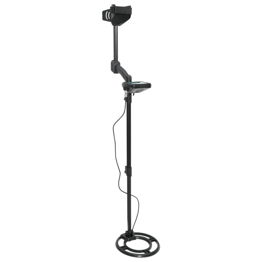 Vidaxl Metal Detector med LCD -skärm 24 cm Sökdjup