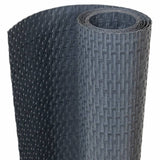 Vidaxx Balkonschirm 400x90 cm Polyrattan Anthrazit
