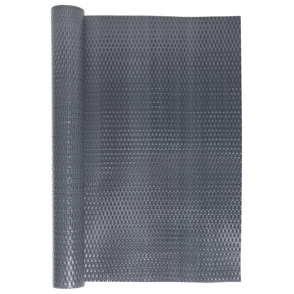 Vidaxl balkongskjerm 400x100 cm Poly Rattan Anthracite -farget