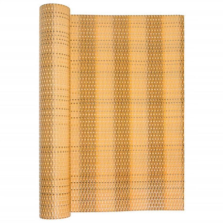 Vidaxx Balkonschirm 400x90 cm Polyrattan hellbraun