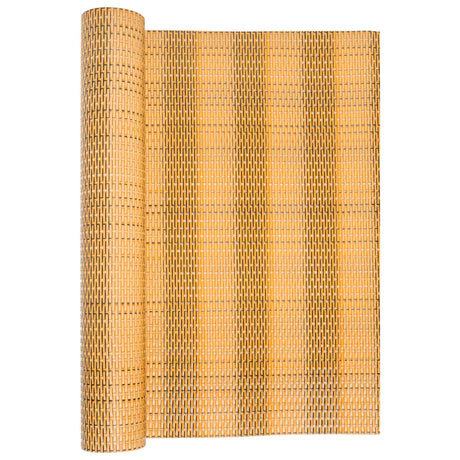 Vidaxx Balkonschirm 500x80 cm Polyrattan hellbraun