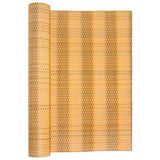 Pantalla de balcón Vidaxl 500x90 cm Poly Rattan marrón claro