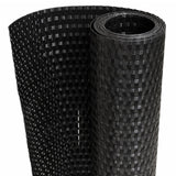 Écran de balcon Vidaxl 300x80 cm Poly Rattan Black