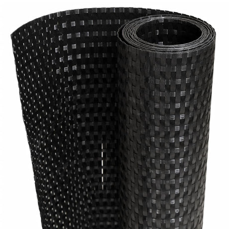 VidaXL Balkonschirm 300x80 cm Polyrattan schwarz
