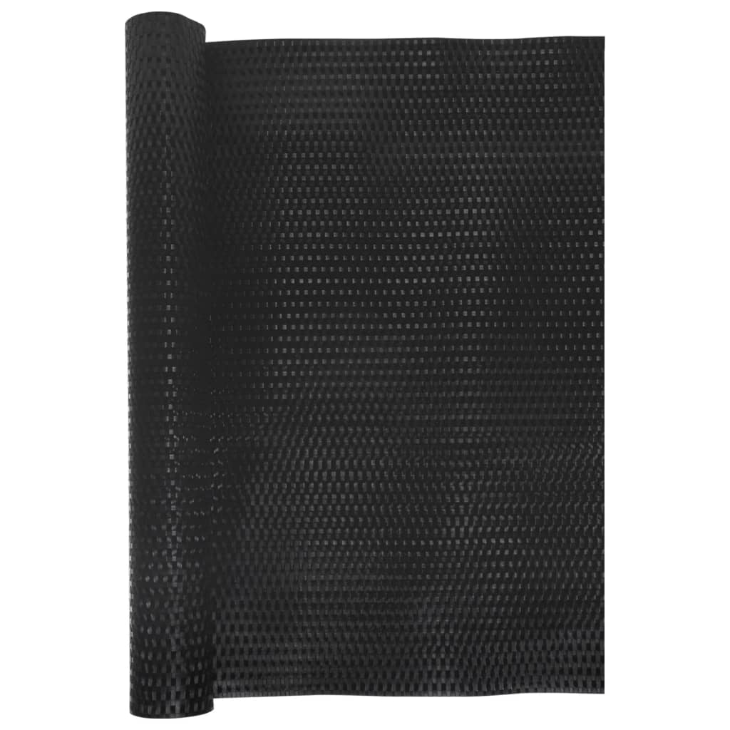 Écran de balcon Vidaxl 300x80 cm Poly Rattan Black