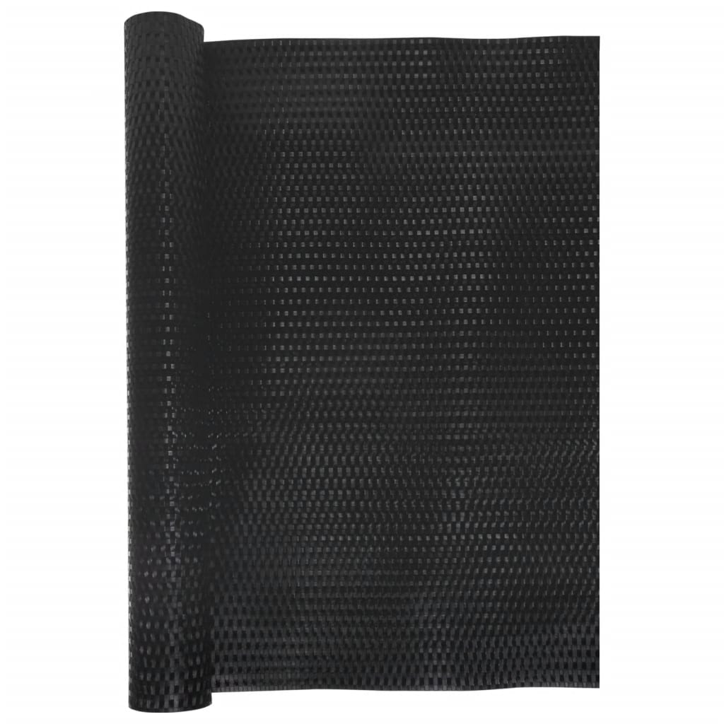 Vidaxx Balkonschirm 500x80 cm Polyrattan schwarz