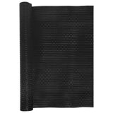 Pantalla de balcón Vidaxl 500x100 cm Poly Rattan negro