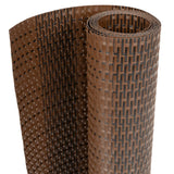 Vidaxl balkongskärmar 10 st 255x19 cm poly rattan brun och svart