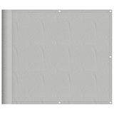 Vidaxx Balkonschirm 90x400 cm 100 % Oxford-Polyester hellgrau