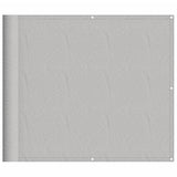 Vidaxx Balkonschirm 90x500 cm 100 % Oxford-Polyester hellgrau