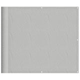 Vidaxx Balkonschirm 90x600 cm 100 % Oxford-Polyester hellgrau