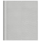 Vidaxx Balkonschirm 120x300 cm 100 % Oxford-Polyester hellgrau