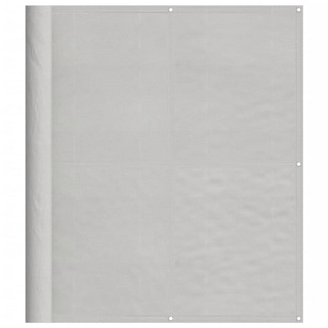Vidaxx Balkonschirm 120x600 cm 100 % Oxford-Polyester hellgrau