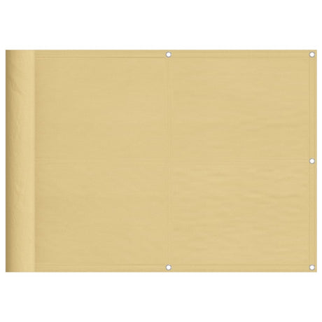 Vidaxx Balkonschirm 75x400 cm 100 % Oxford-Polyester sandfarben