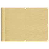 Vidaxx Balkonschirm 75x500 cm 100 % Oxford-Polyester sandfarben