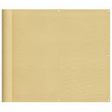 VIDAXL -Balkon -Bildschirm 90 x 400 cm 100% Oxford Polyester Sand -Colored