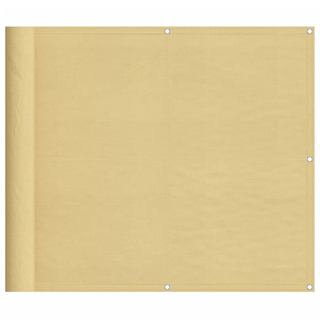 Vidaxx Balkonschirm 90x400 cm 100 % Oxford-Polyester sandfarben