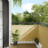 Vidaxl Balcony Screen 90x400 cm 100% Oxford Polyester Sand -Collorato