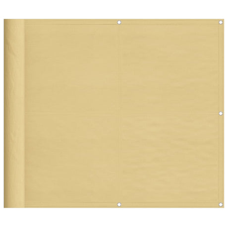 Vidaxx Balkonschirm 90x500 cm 100 % Oxford-Polyester sandfarben