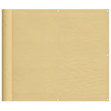 VIDAXL -Balkon -Bildschirm 90x600 cm 100% Oxford Polyester Sand -Colored