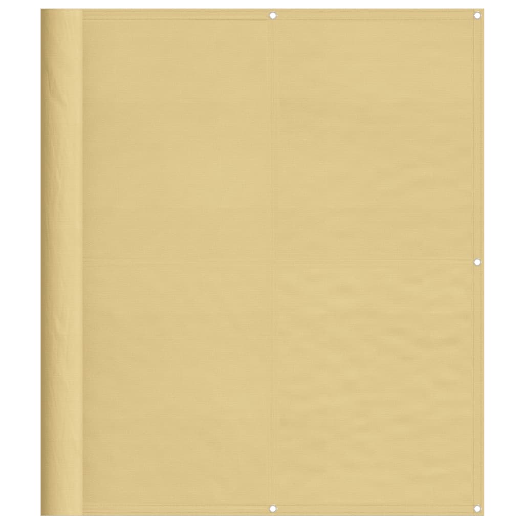 Vidaxx Balkonschirm 120x300 cm 100 % Oxford-Polyester sandfarben