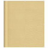 Vidaxx Balkonschirm 120x800 cm 100 % Oxford-Polyester sandfarben