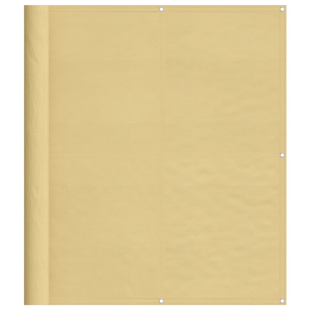 Vidaxx Balkonschirm 120x1000 cm 100 % Oxford-Polyester sandfarben