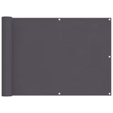 Vidaxx Balkonschirm 75x800 cm 100 % Oxford-Polyester Anthrazit