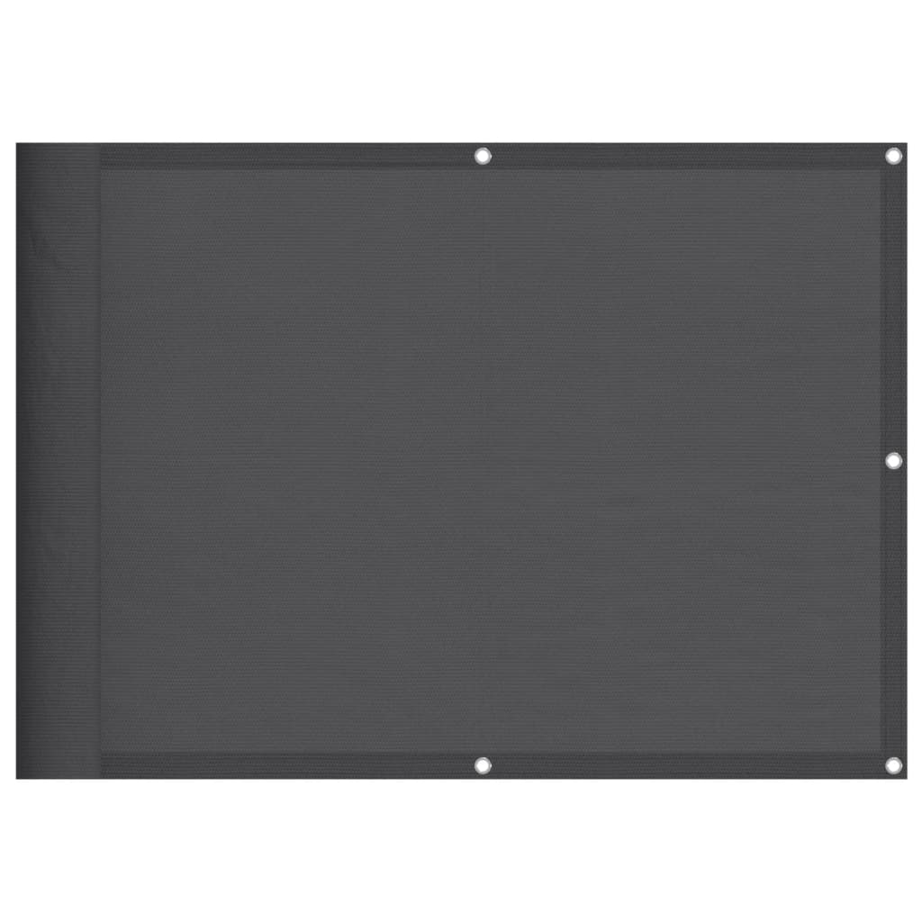 Vidaxx Balkonschirm 75x800 cm 100 % Oxford-Polyester Anthrazit