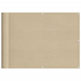 Écran de balcon Vidaxl 75x700 cm 100% Polyester oxford beige