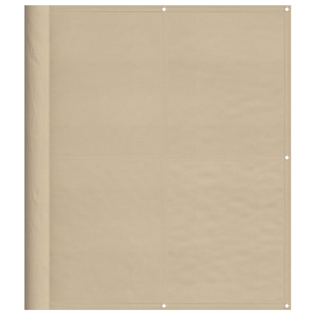Vidaxl balkonscherm 120x700 cm 100% oxford polyester beige