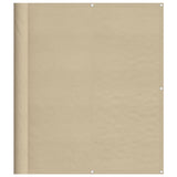 Vidaxl balkongskjerm 120x1000 cm 100% Oxford polyester beige