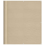 Vidaxx Balkon-Sichtschutz 120 x 1000 cm, 100 % Oxford-Polyester, Beige