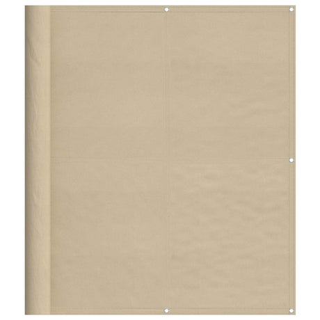 Vidaxx Balkon-Sichtschutz 120 x 1000 cm, 100 % Oxford-Polyester, Beige