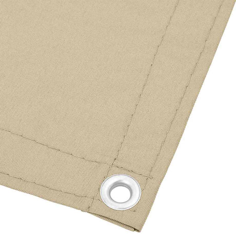 Vidaxx Balkon-Sichtschutz 120 x 1000 cm, 100 % Oxford-Polyester, Beige